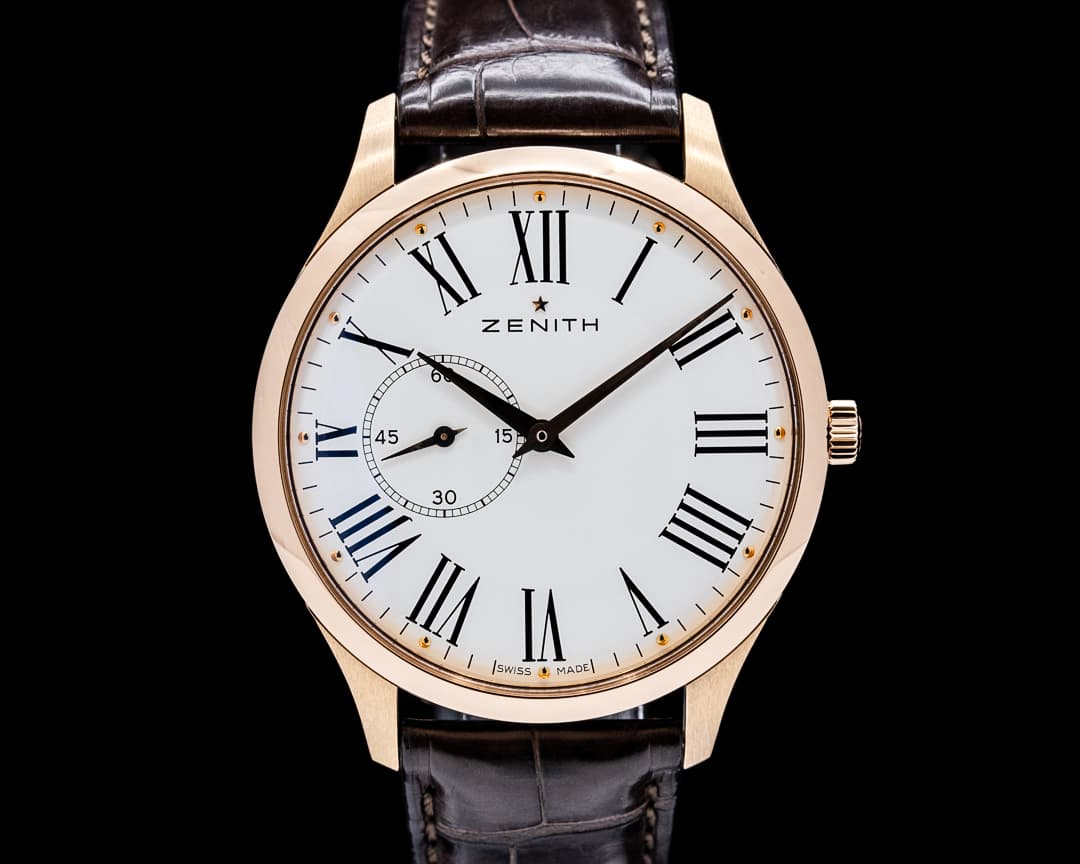 Zenith Elite Ultra Thin 18K Rose Gold White Dial 2025