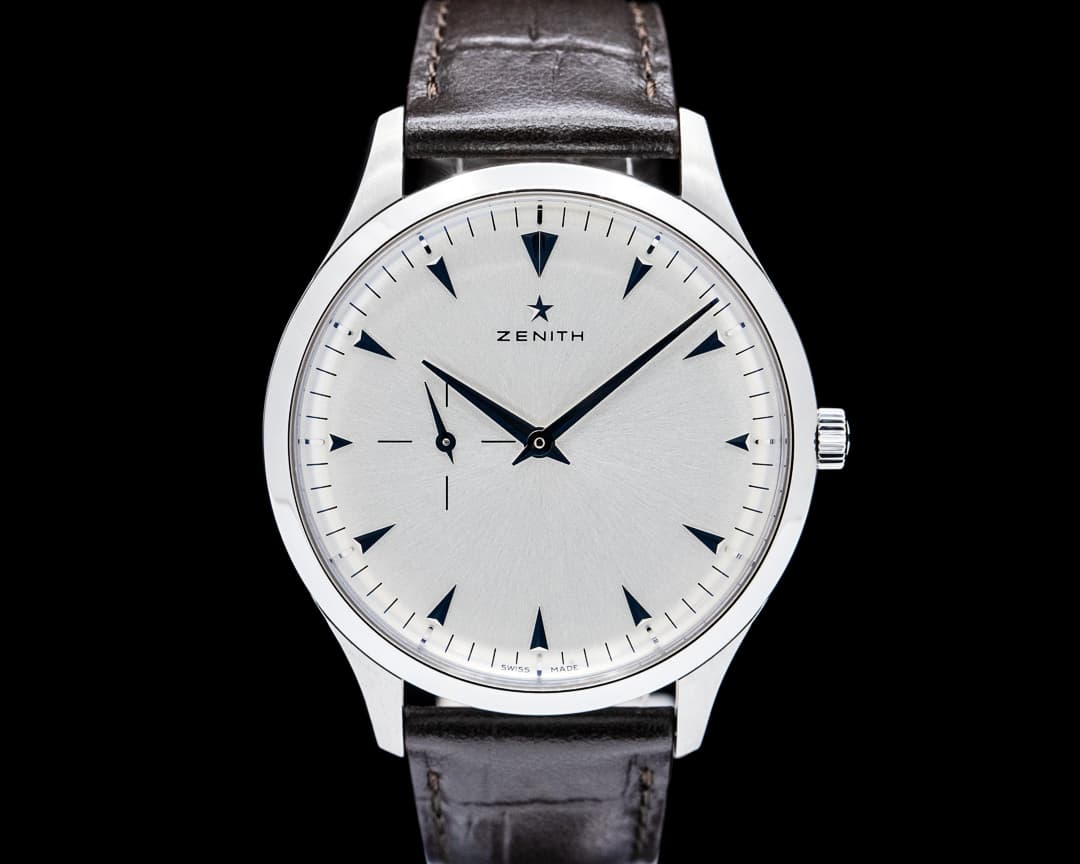 Zenith Elite Ultra Thin SS Silver Dial