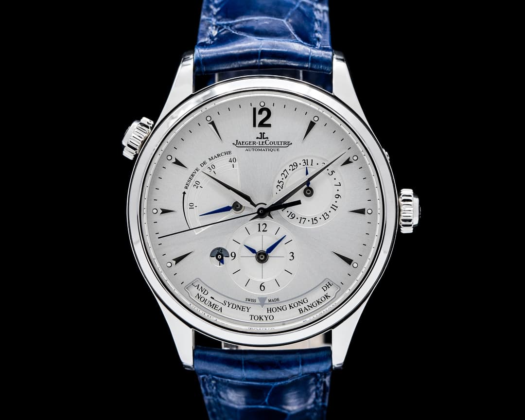 Jaeger LeCoultre Q1428421 Master Geographic SS Silver Dial