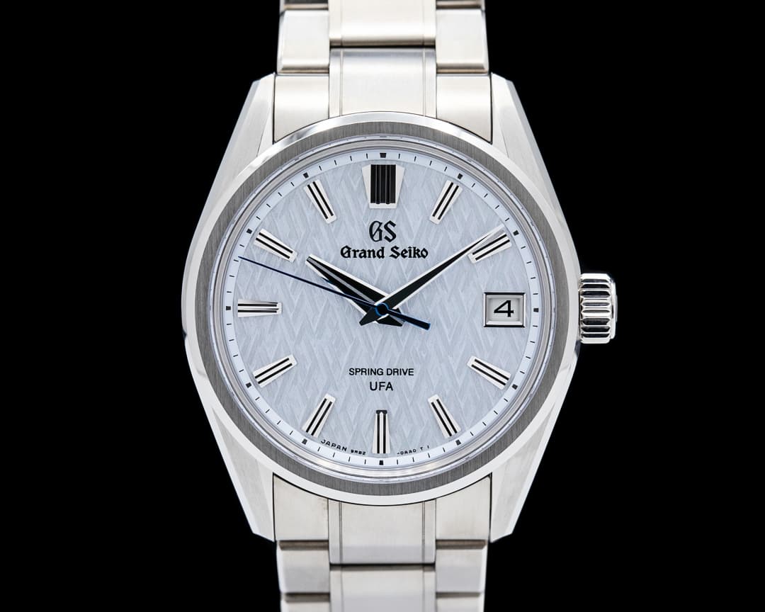Image of Grand Seiko SLGB003 Evolution Titanium Ice Forest Silver Blue Dial 2025
