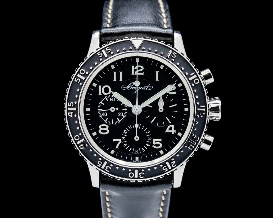 Image of Breguet 3803ST Type XX Aeronavale SS Black Dial