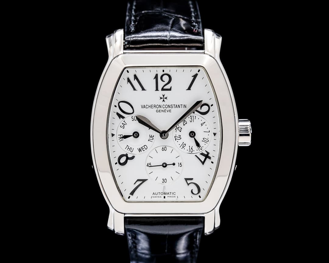 Image of Vacheron Constantin 42008 Royal Eagle Day Date 18K White Gold Silver Dial