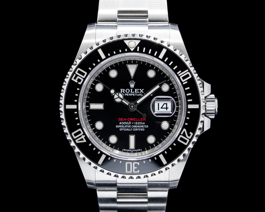 Rolex 126600 Sea-Dweller Deep Sea SS Black Dial