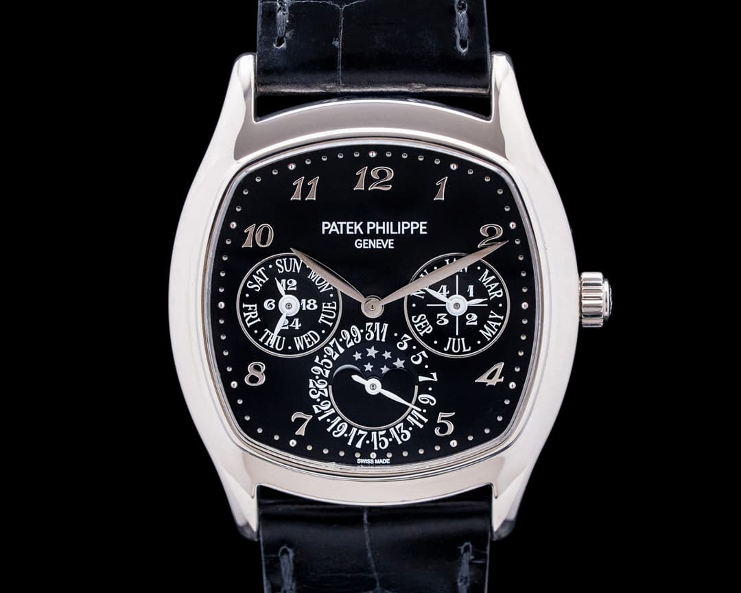 Patek Philippe 5940G-010 Perpetual Calendar 18K White Gold Black Dial
