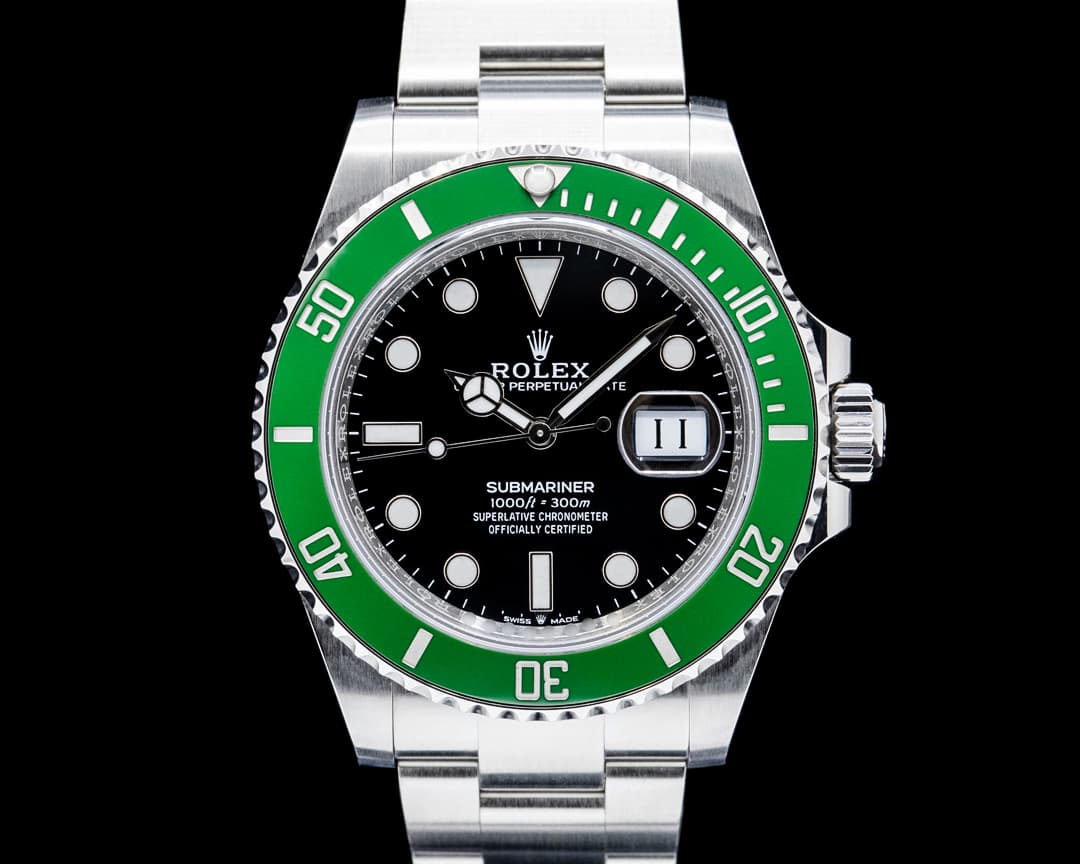 Image of Rolex 126610LV Submariner Date "Starbucks" SS Black Dial