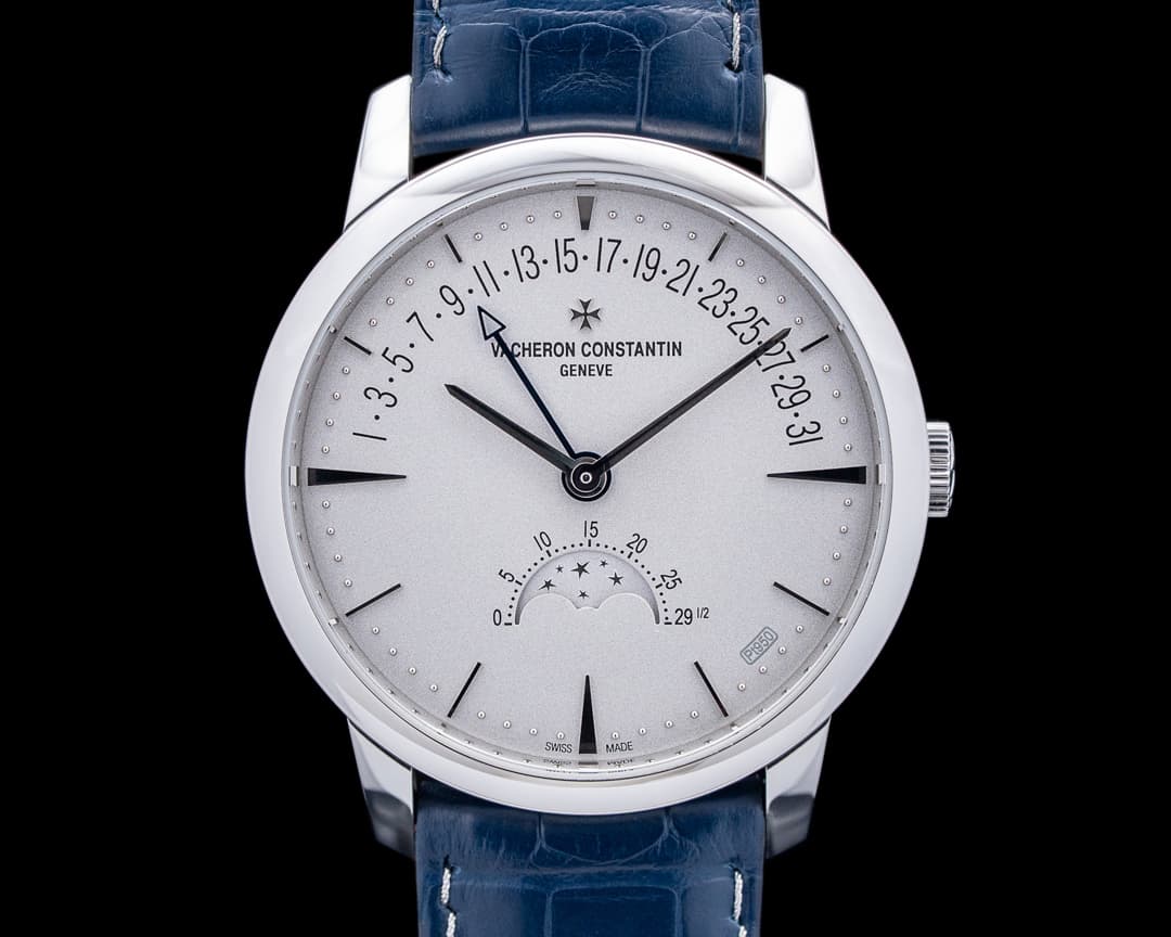 Image of Vacheron Constantin Patrimony Moon Phase Retrograde Date Platinum LIMITED