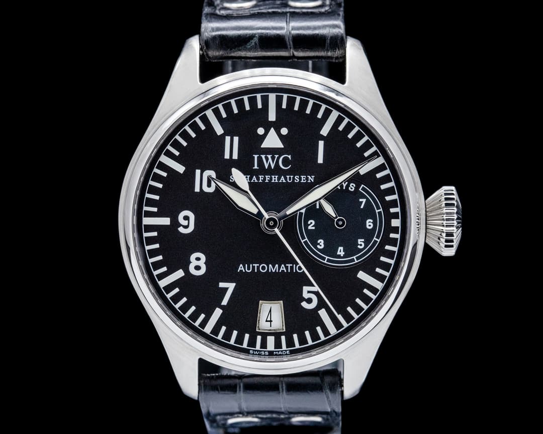 Image of IWC IW500201 Big Pilot's Watch SS Black Dial
