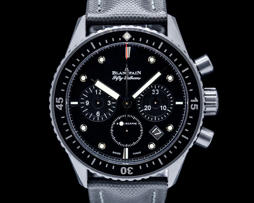 Blancpain 5200 Fifty Fathoms Bathyscaphe Chronograph Ceramic Black Dial