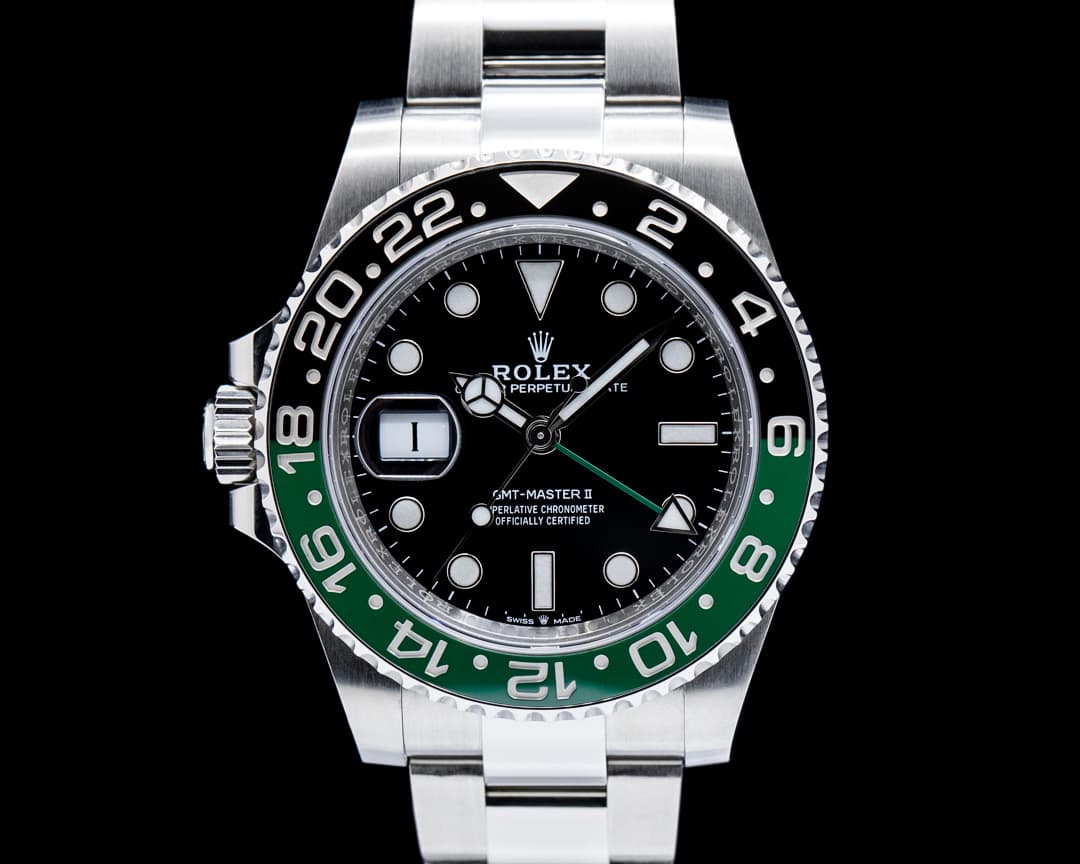 Image of Rolex 126720VTNR GMT-Master II "Sprite" SS Black Dial