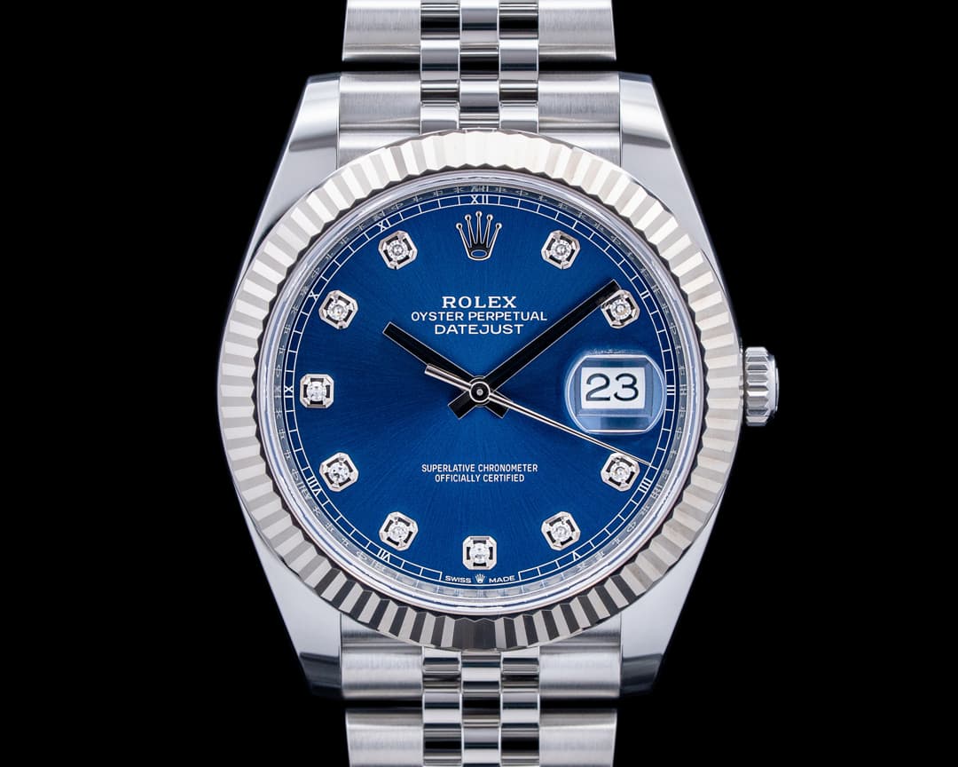 Image of Rolex 126334 Datejust 41 Jubilee SS Blue Diamond Dial 2026