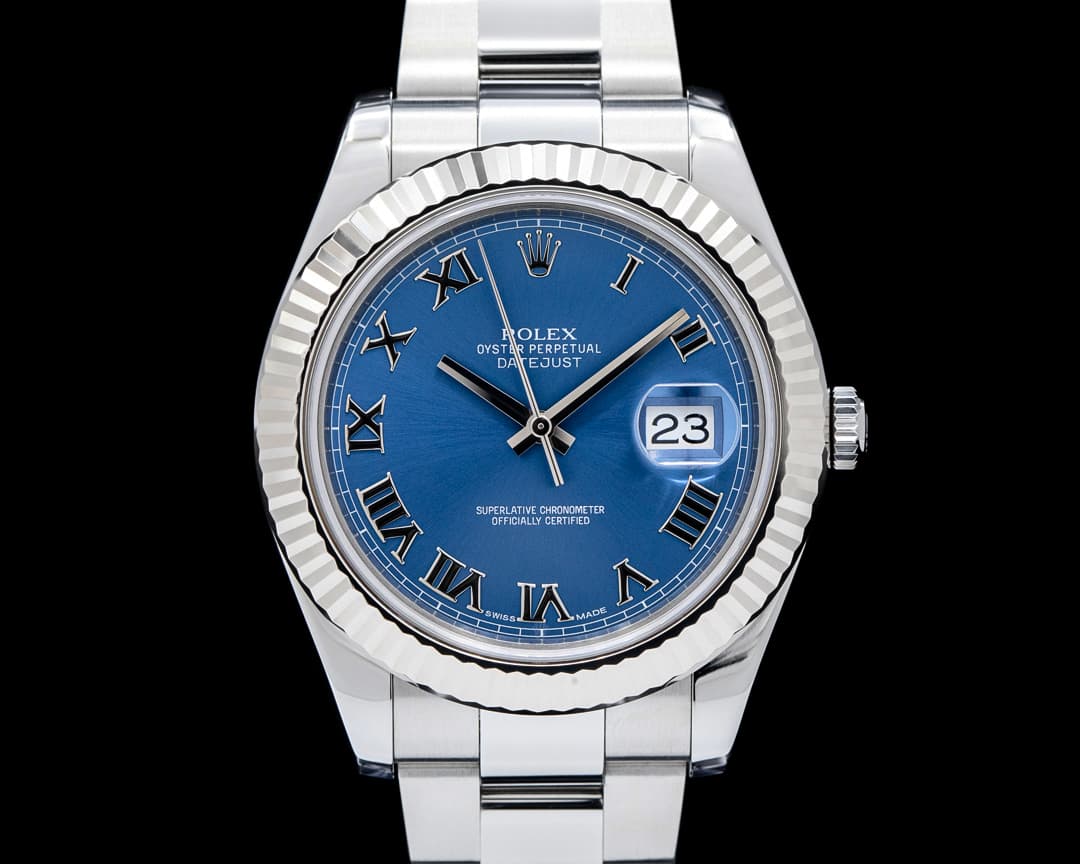 Image of Rolex 116334 Datejust II SS Blue Roman Dial Circa. 2010