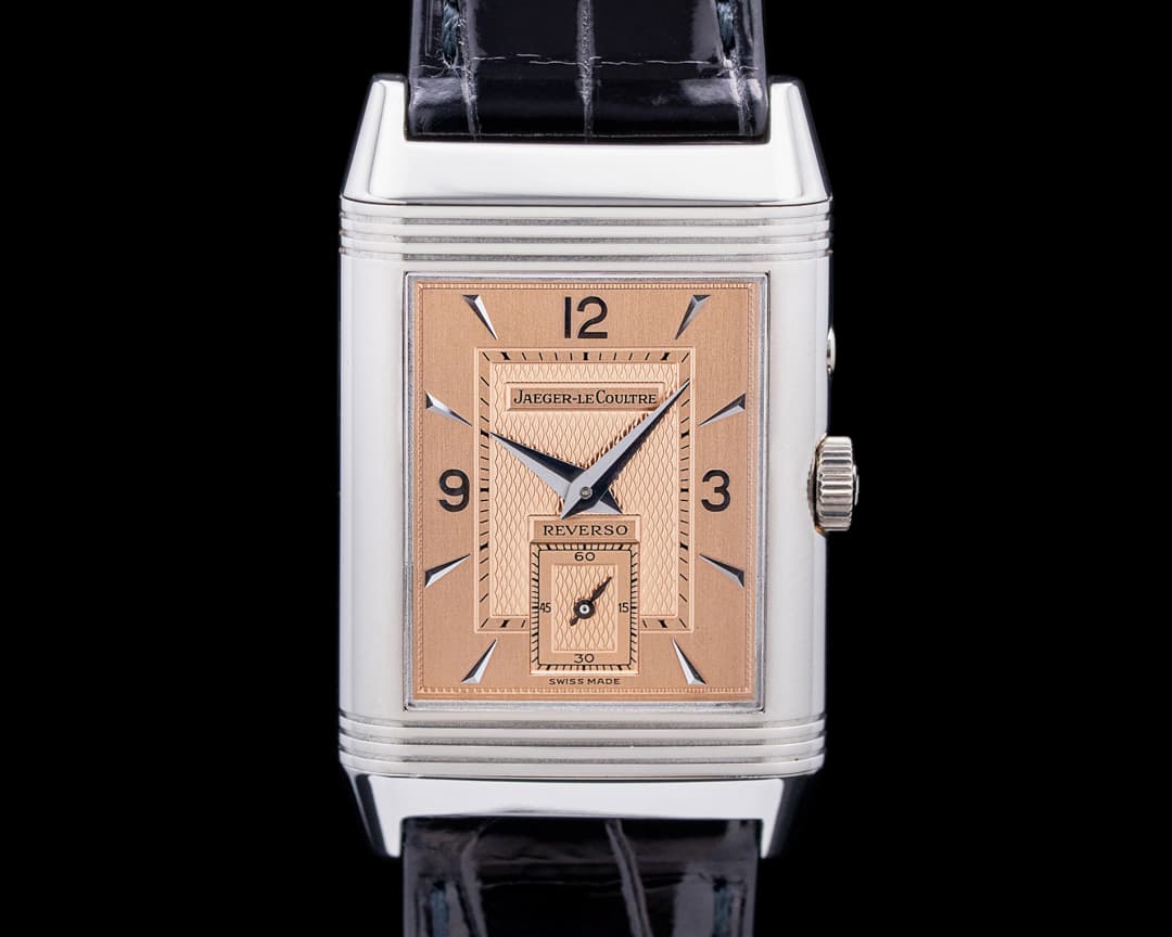 Image of Jaeger-LeCoultre Reverso Duo Face SS / 18K RG Salmon Dial LIMITED