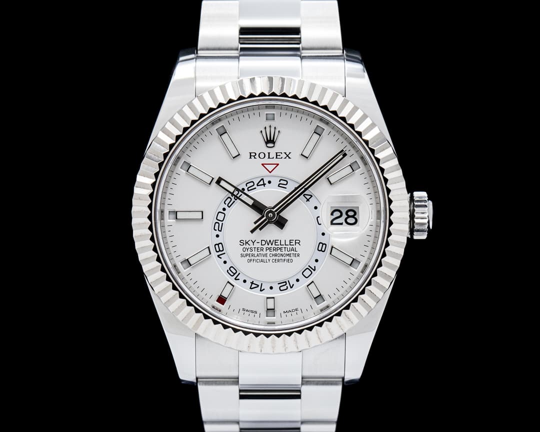 Rolex 326934 Sky-Dweller SS Silver Dial