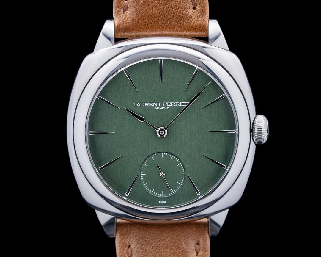 Image of Laurent Ferrier LCF013 Square Micro-Rotor Evergreen SS Green Dial