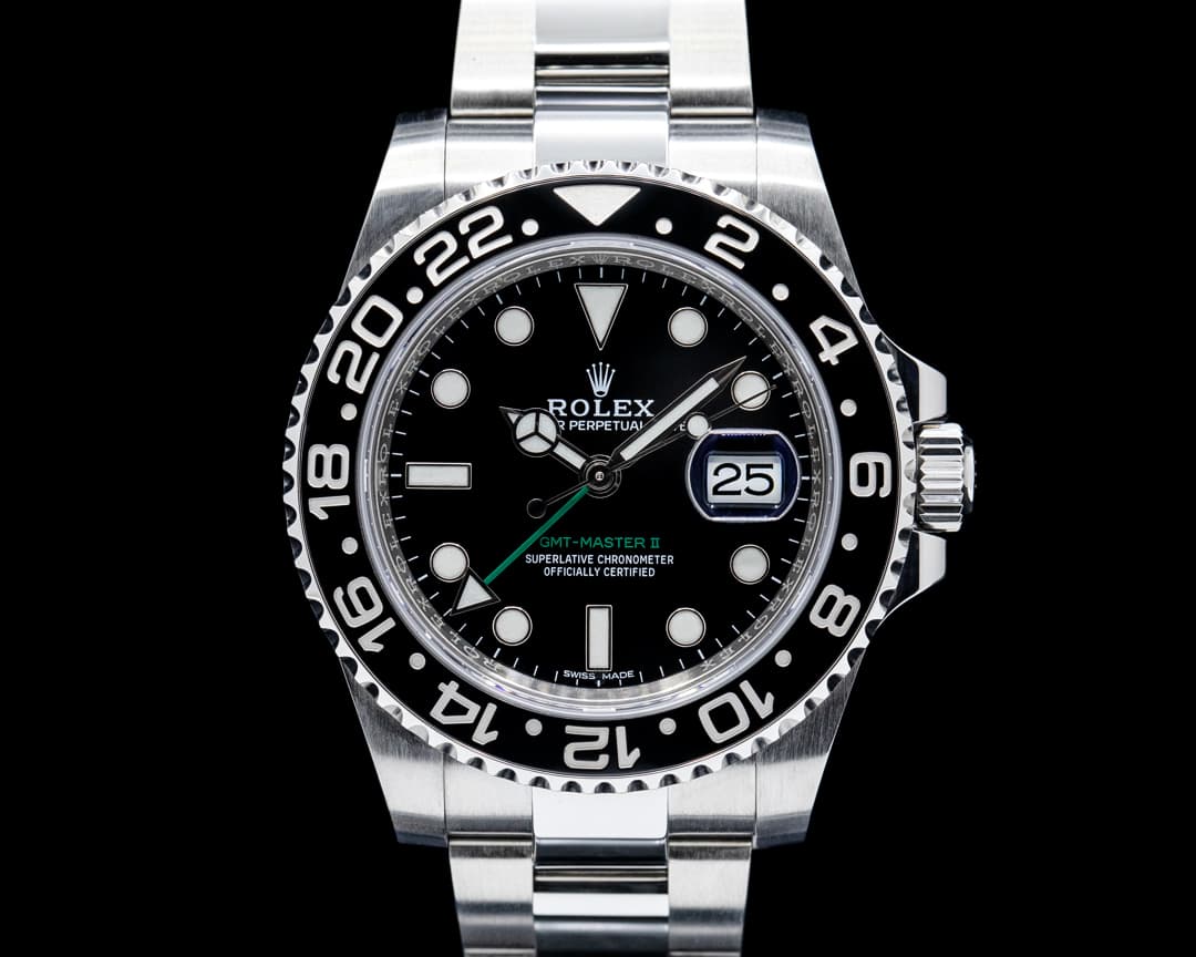 Rolex 116710LN GMT-Master II Ceramic SS Black Dial