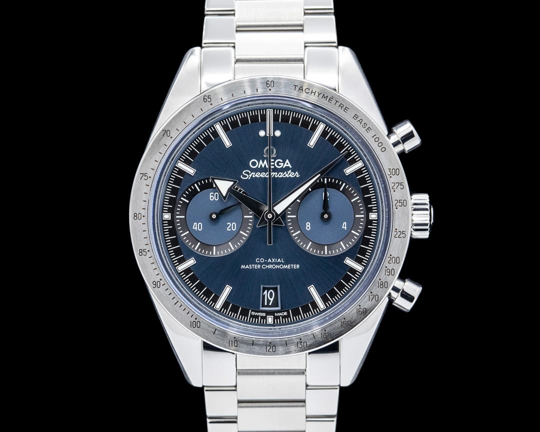 Image of Omega Speedmaster 57 SS Blue Dial