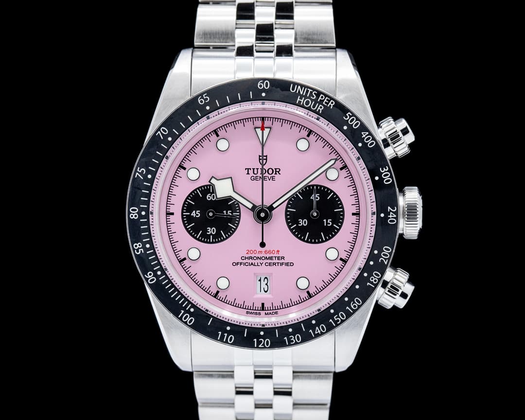 Tudor 79360N Black Bay Chronograph SS Pink Dial