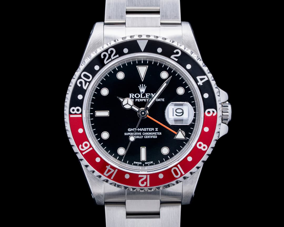 Image of Rolex 16710A GMT-Master II "Coke" SS Black Dial
