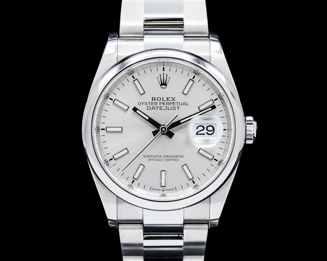 Image of Rolex 126200 Datejust 36 SS Silver Dial
