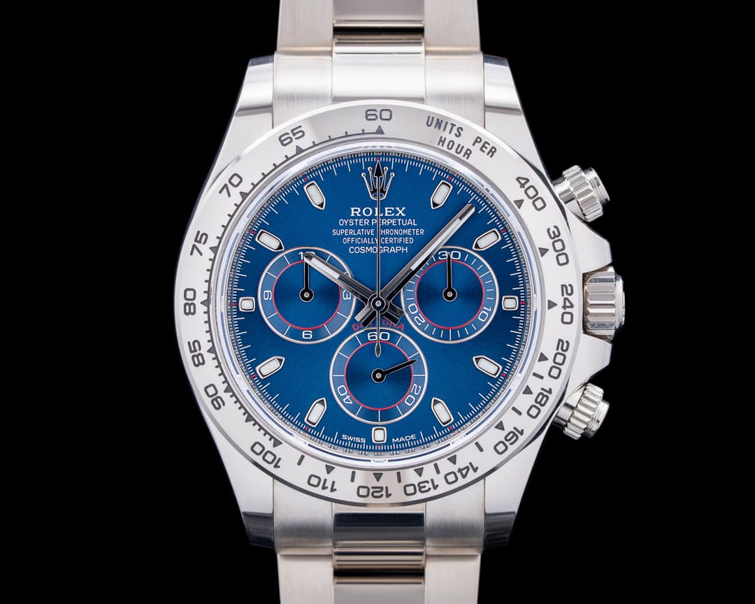 Rolex 116509 Daytona 18K White Gold Blue Dial