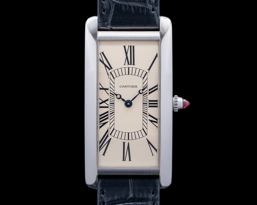 Cartier WGTA0193 Tank Cintree Platinum "100th Anniversary" Cream Dial LIMITED