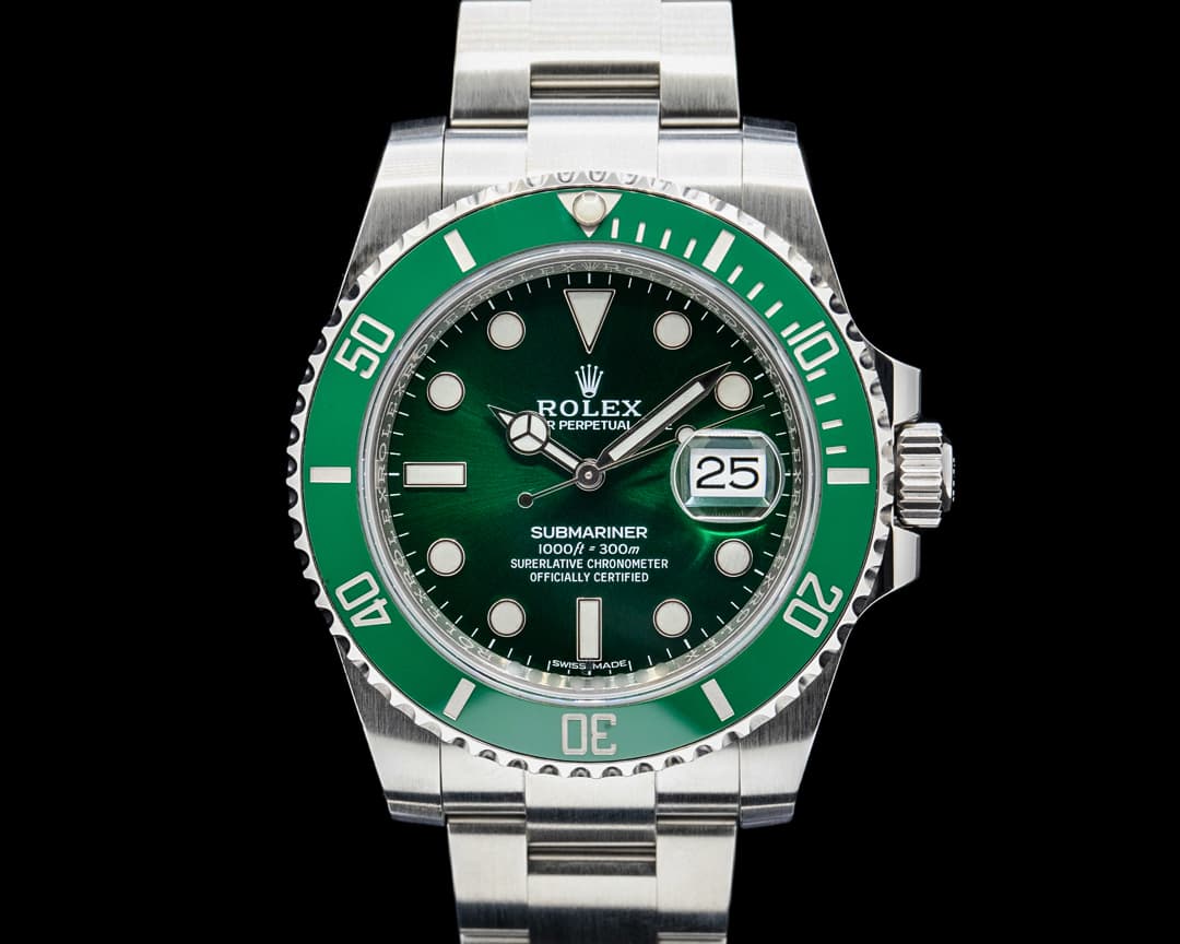 Rolex 116610LV Submariner Date "Hulk" SS Green Dial