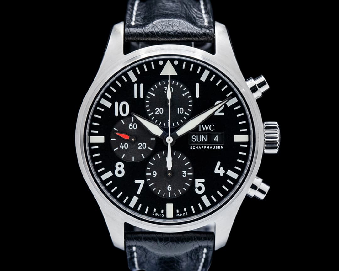 Image of IWC Flieger Pilot Chronograph SS
