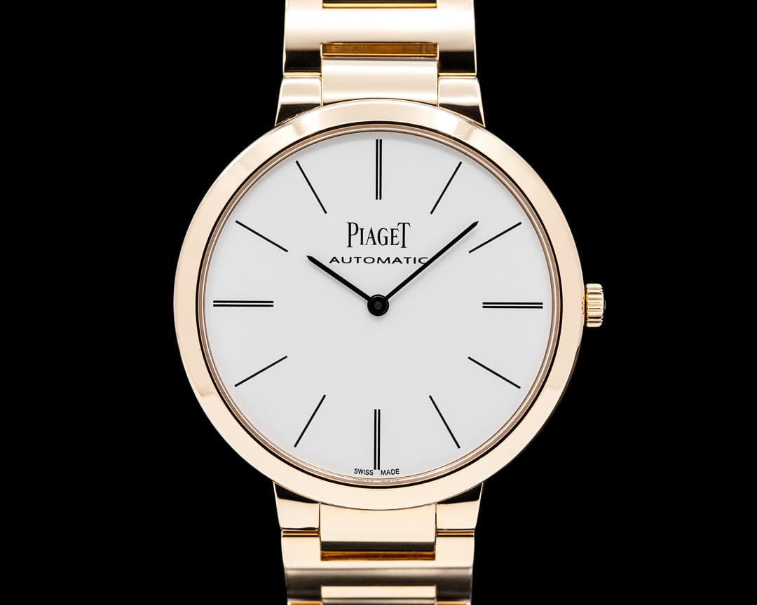 Image of Piaget G0A40113 Altiplano 38 18K Rose Gold Silver Dial 2025