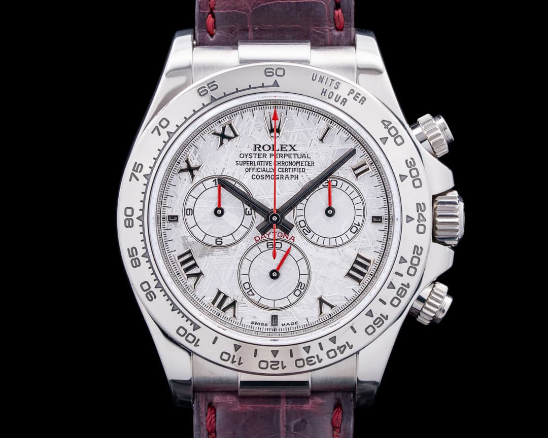 Image of Rolex 116519 Daytona 18K White Gold Meteorite Dial Circa. 2006