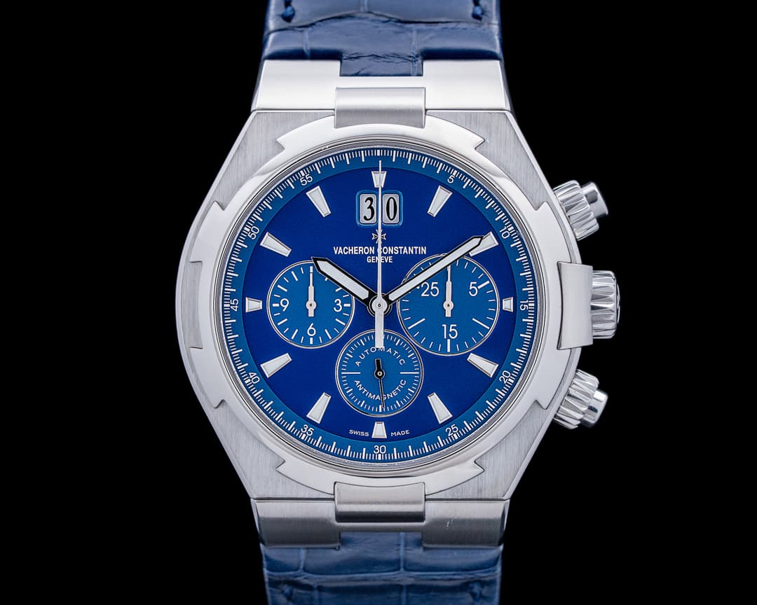 Vacheron Constantin 49150 Overseas Chronograph SS Blue Dial