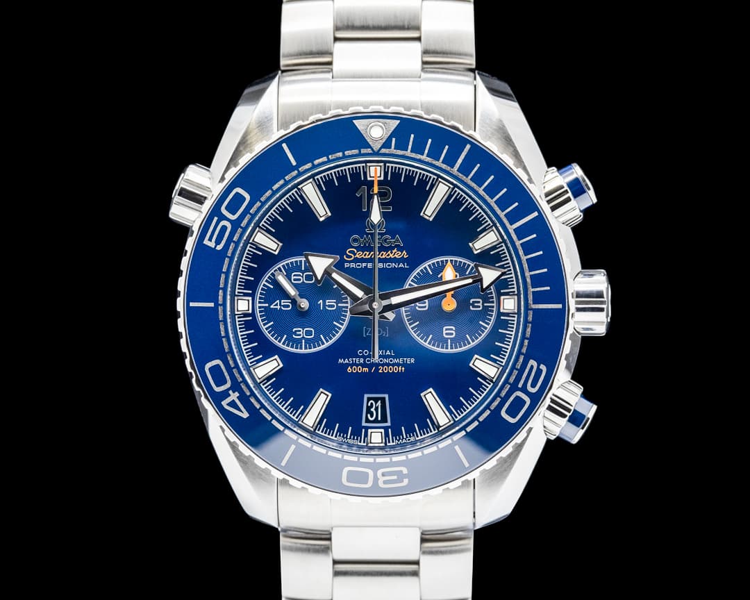 Image of Omega Seamaster Planet Ocean 600M Chronograph SS Blue Dial