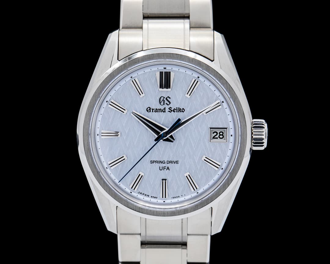 Image of Grand Seiko SLGB003 Evolution Titanium Ice Forest Silver Blue Dial 2025