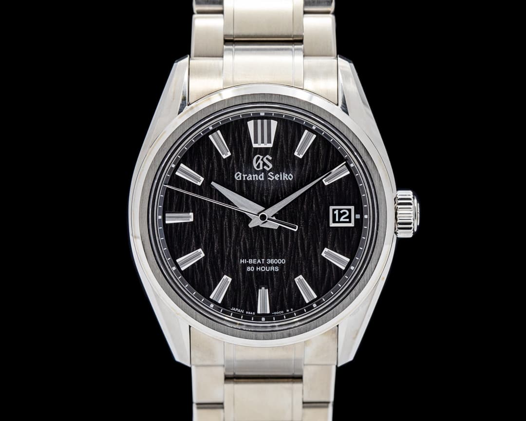 Image of Grand Seiko SLGH017G Evolution 9 Hi-Beat Night Birch Titanium Black Dial