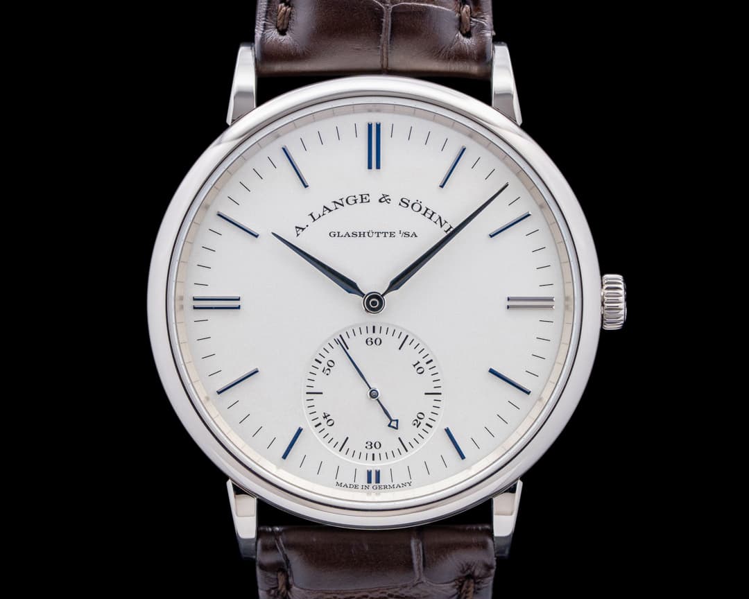 Image of A. Lange & Söhne 380.027 Saxonia Automatic 18K White Gold Silver Dial