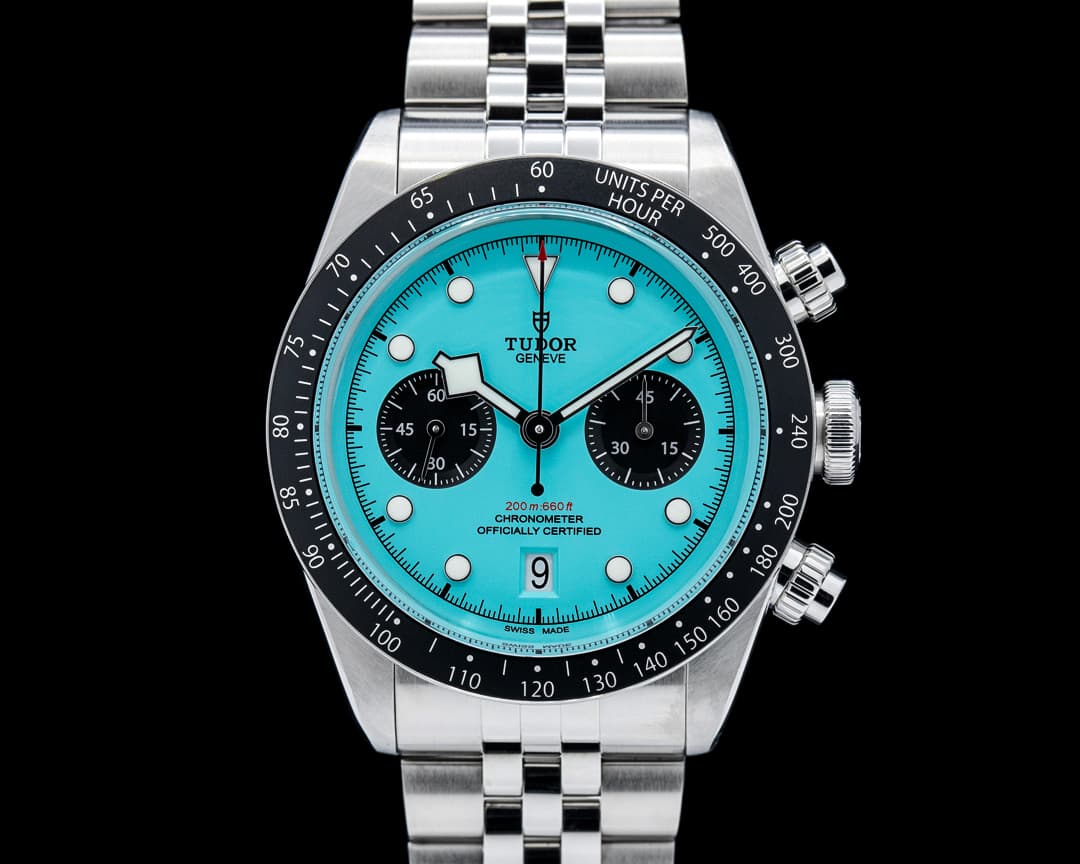 Image of Tudor 79360N Black Bay Chrono Flamingo SS Blue Dial 2026