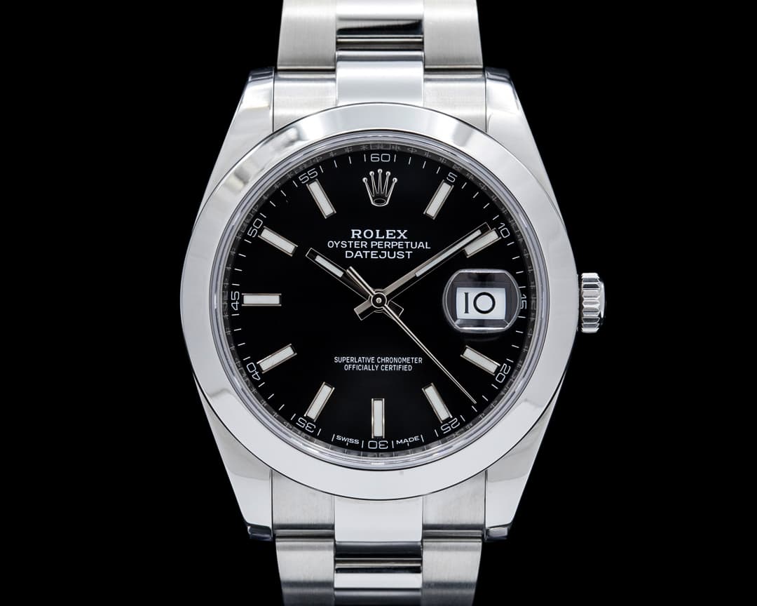 Image of Rolex 126300 Datejust 41 SS Black Dial