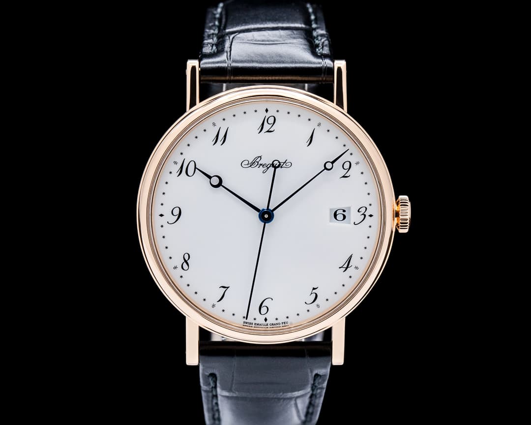 Image of Breguet 5177BR Classique Automatic 18K Rose Gold White Enamel Dial