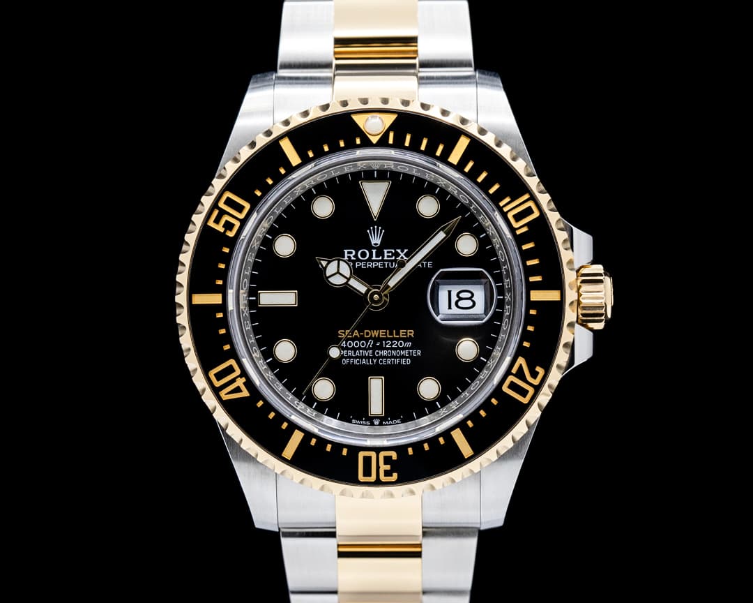 Rolex 126603 Sea-Dweller SS / 18K YG Black Dial