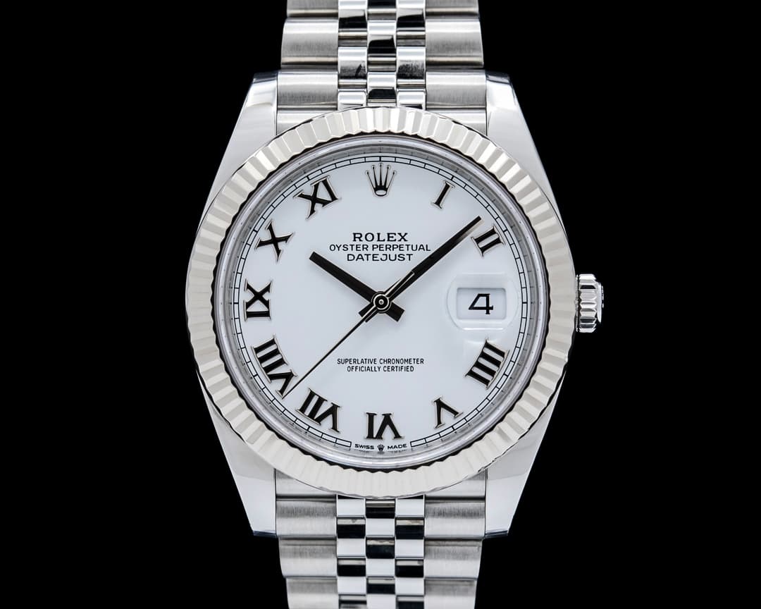 Rolex 126334 Datejust 41MM SS White Roman Dial