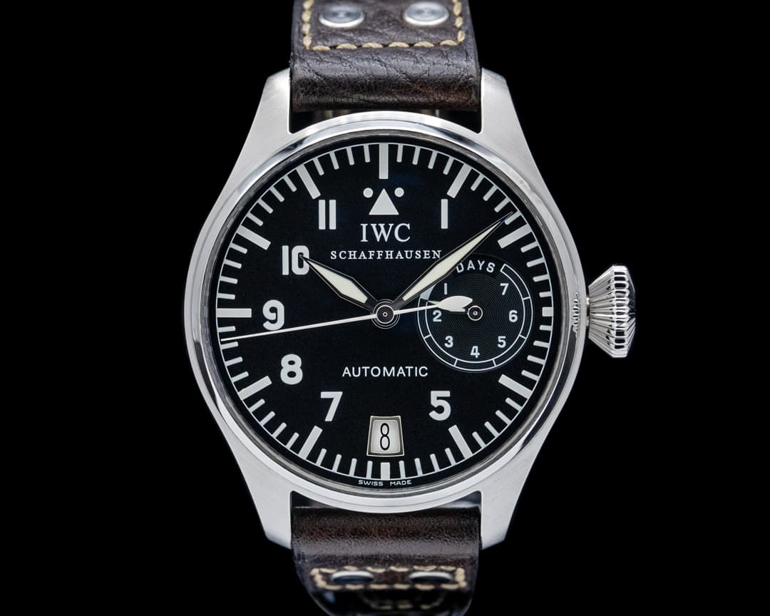 Image of IWC IW500201 Big Pilot's Watch SS Black Dial