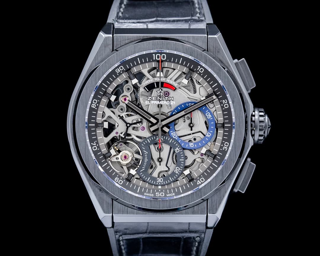 Image of Zenith Defy El Primero 21 Black Ceramic Skeleton Dial