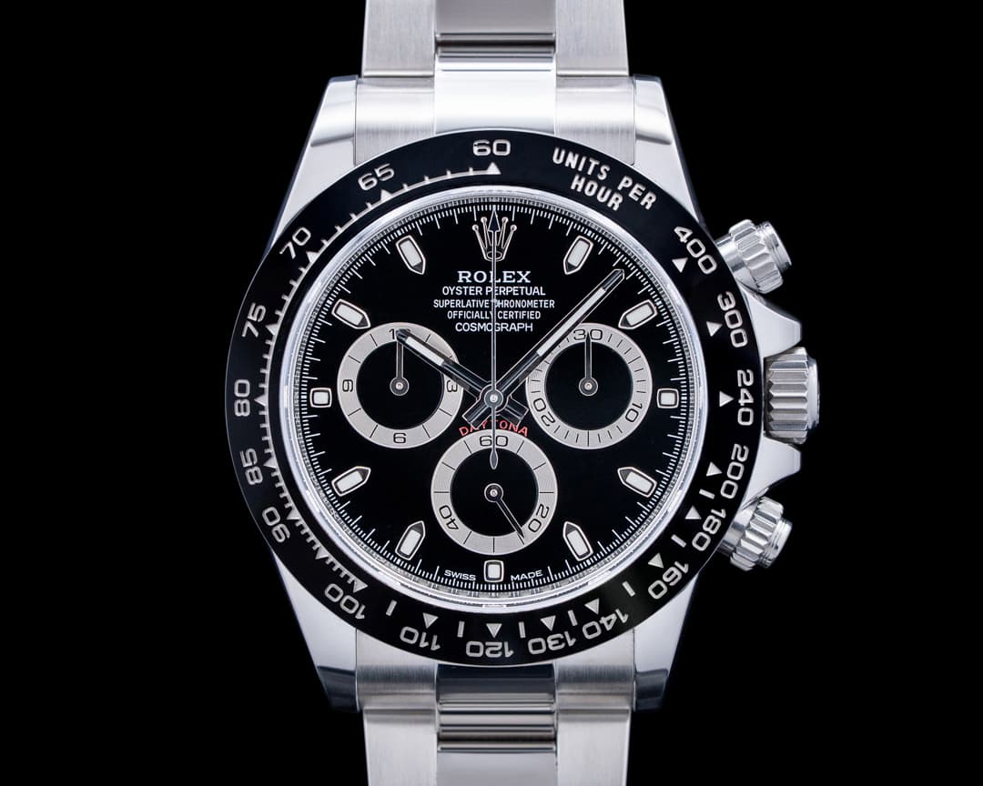 Image of Rolex 116500LN Daytona Ceramic SS Black Dial