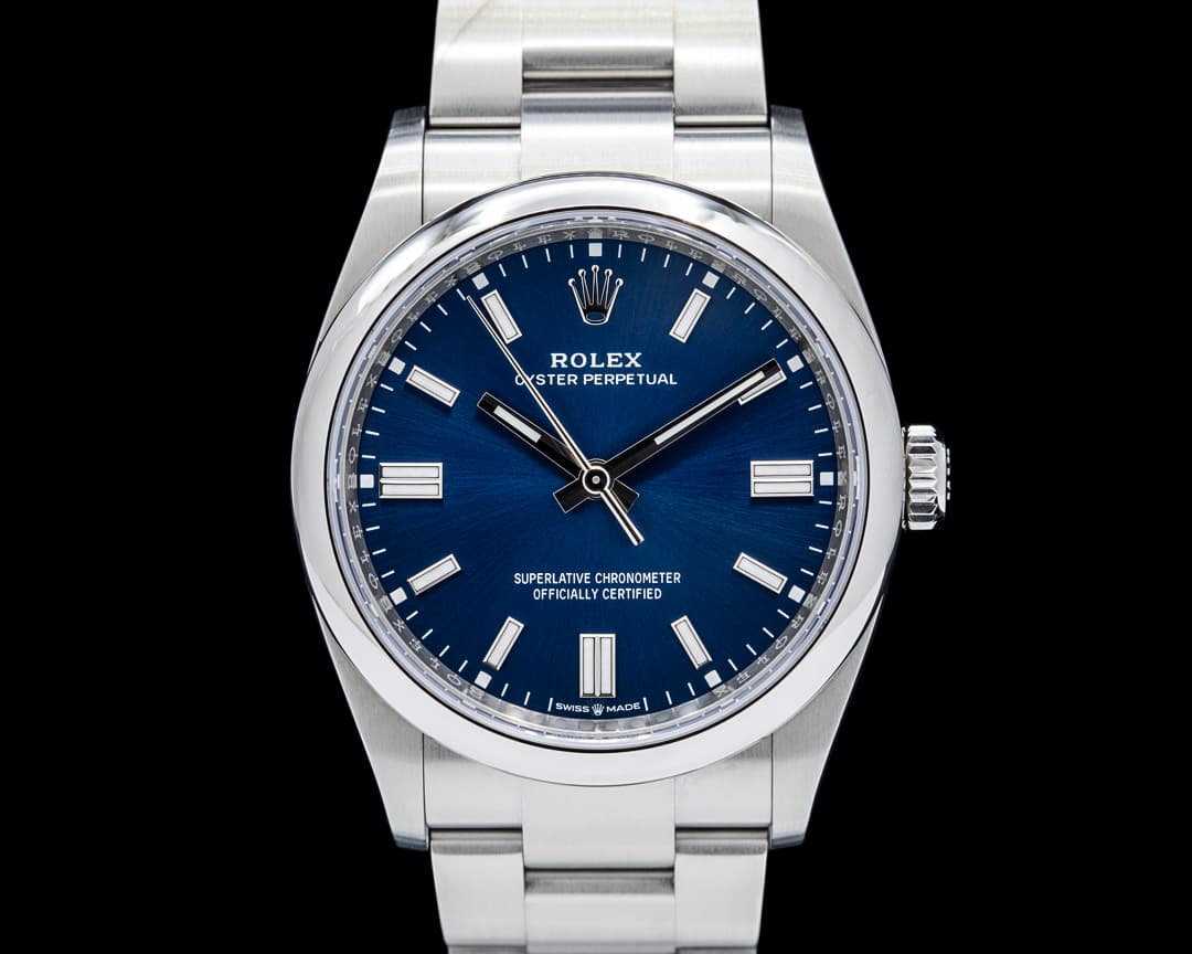 Image of Rolex 126000 Oyster Perpetual SS Blue Dial