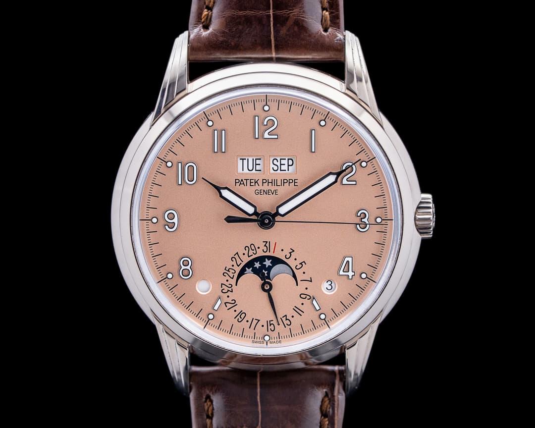 Patek Philippe 5320G Grand Complications Perpetual Calendar 18K WG Salmon Dial