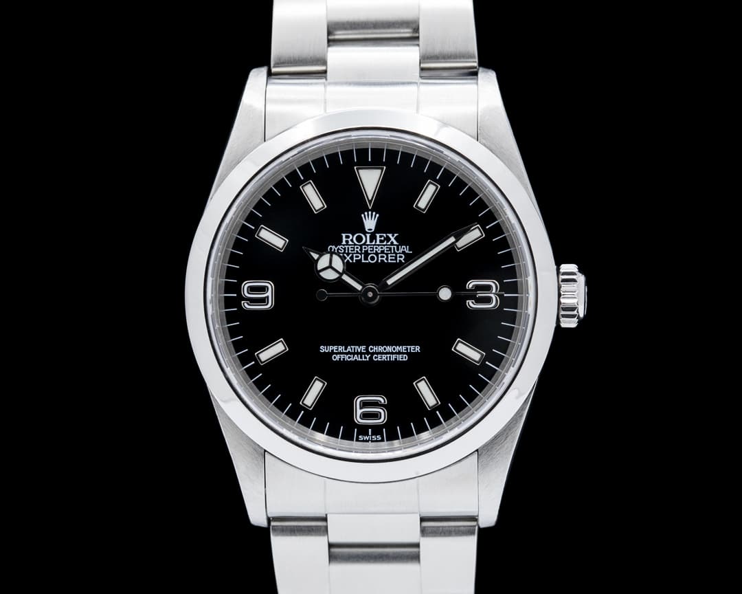 Image of Rolex 14270 Explorer 36MM  SS "Swiss Only" Black Dial Circa. 1999