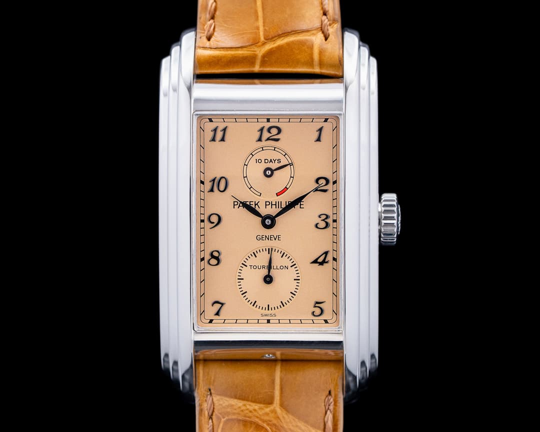Image of Patek Philippe 5101P 10 Day Tourbillon Platinum Salmon Dial