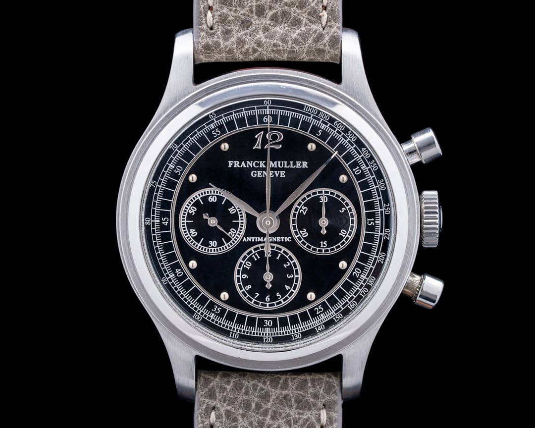 Image of Franck Muller Sport Chronograph SS Black Dial LIMITED