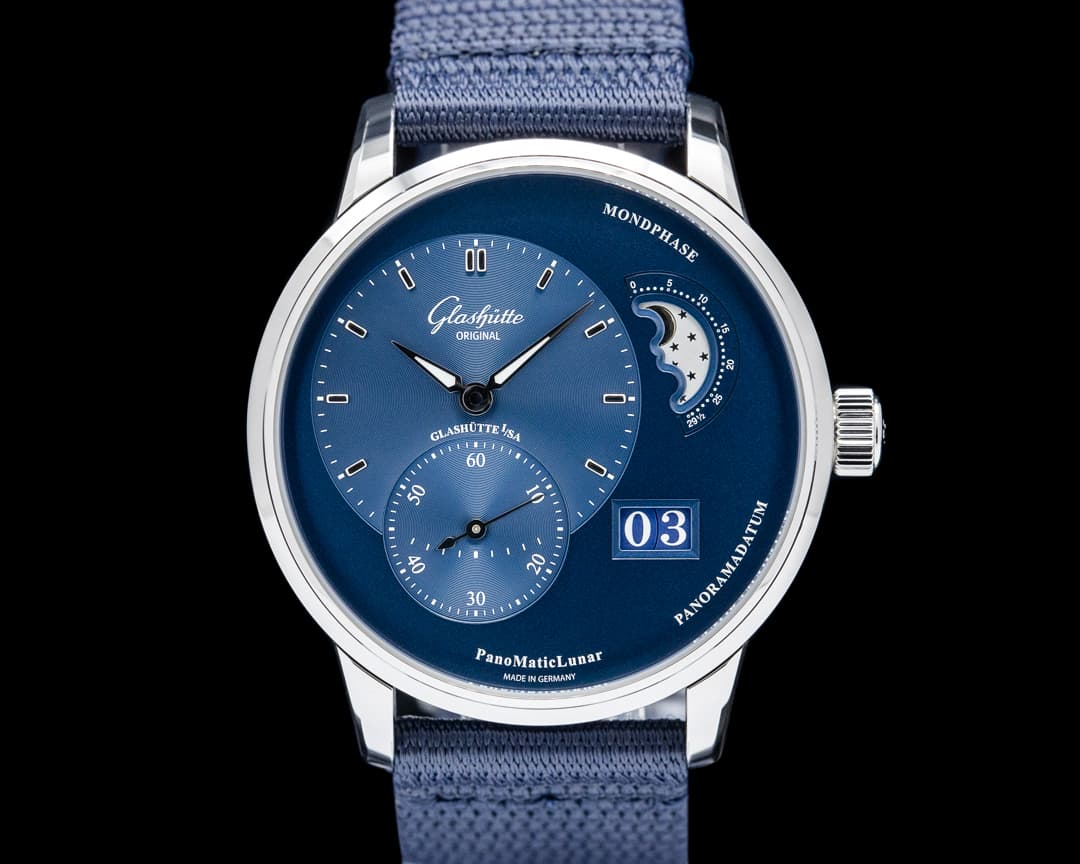 Image of Glashütte Original PanoMaticLunar SS Blue Dial 2026