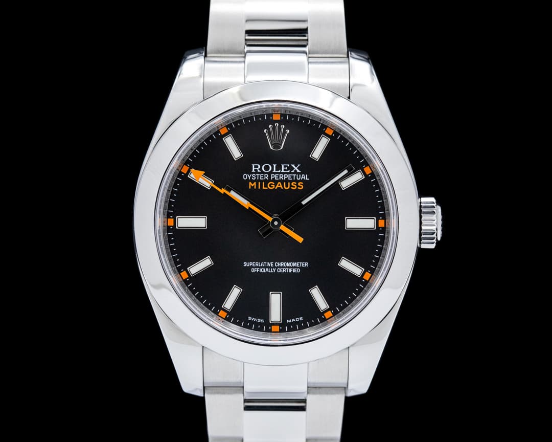 Rolex 116400 Milgauss SS Black Dial Circa. 2007