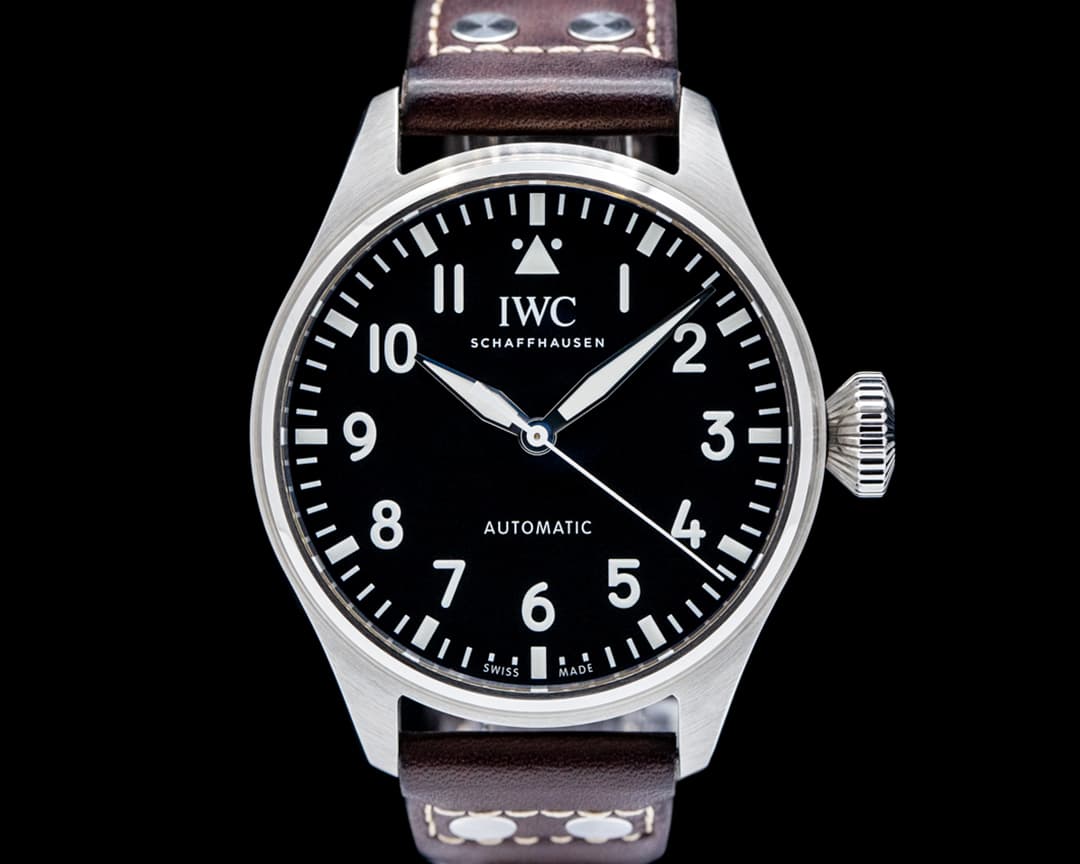 Image of IWC IW329301 Big Pilot 43 SS Black Dial